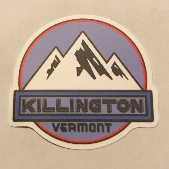 Killington Vermont Matte Finish PVC Removable Waterproof Decor Accent Sticker - Picture 3 of 9